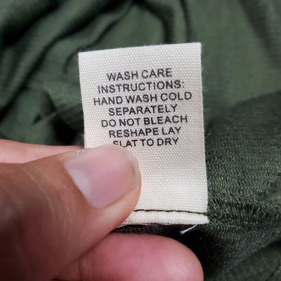 Paper + Tee Green Floral Lace Panels Open Front Cardigan Size 2X Plus - Picture 6 of 8